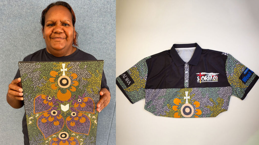 Indigenous artwork featured on new STORMCo shirts