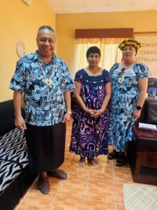 TPUM president’s visit to Kiribati strengthens Church and community ties