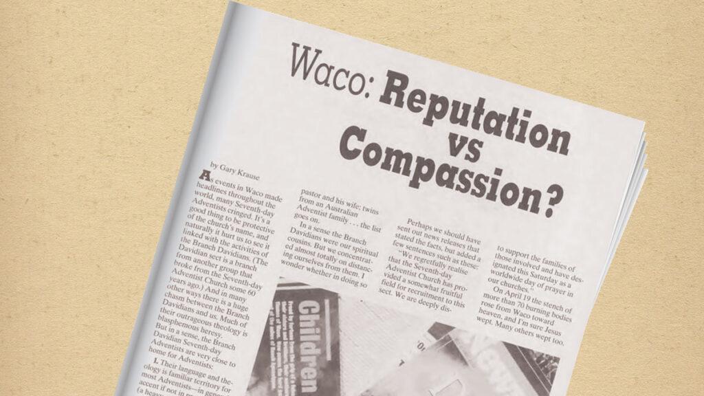 Tragedy at Waco: hungry for truth