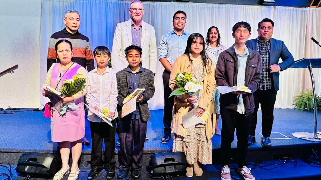 Five baptised in Christchurch