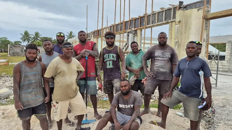 Malekula volunteer group rebuilds classrooms at Aore Adventist Academy