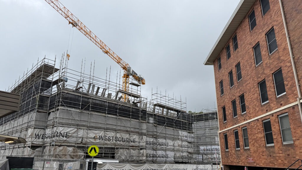 Work progresses on new housing for nurses