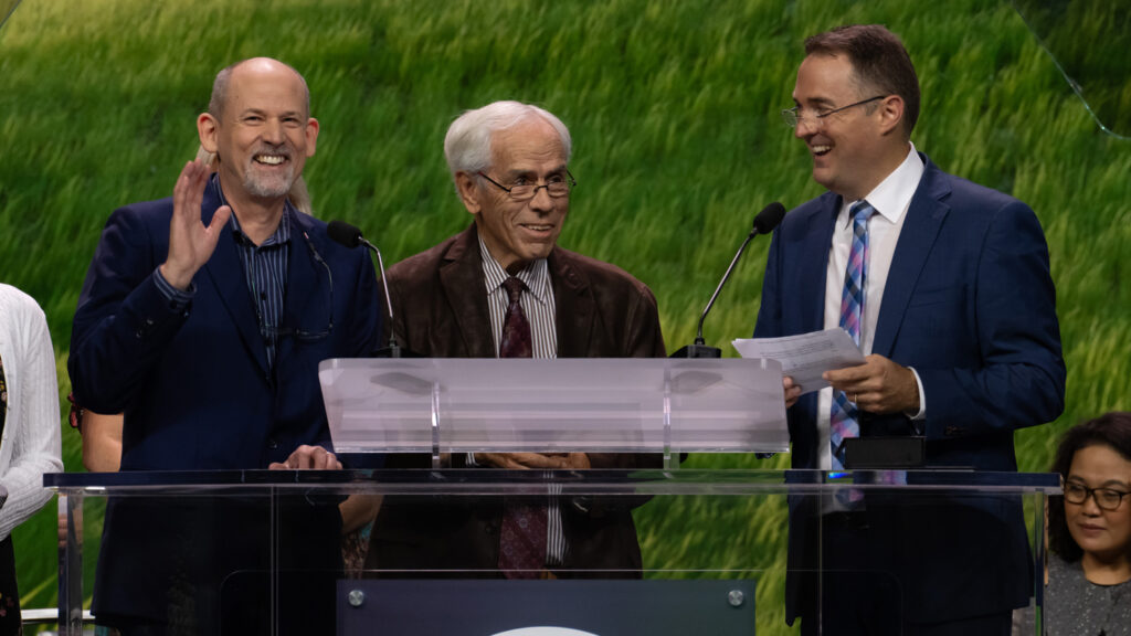 Percy Harrold honoured at the GC Session